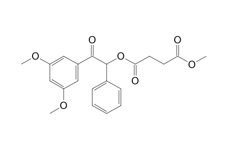 Succinic acid (3',5'-Dimethoxybenzoin) ester Methyl ester