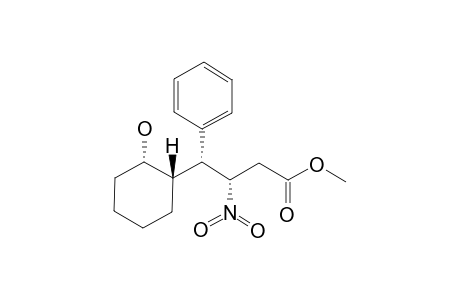 METHYL-REL-(3S,4R)-4-[(1S,2S)-2-HYDROXYCYCLOHEXYL]-3-NITRO-4-PHENYLBUTANOATE