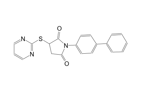 1-[1,1'-biphenyl]-4-yl-3-(2-pyrimidinylsulfanyl)-2,5-pyrrolidinedione
