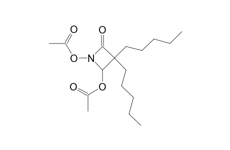 1,4-BIS-(ACETYLOXY)-3,3-DIPENTYL-2-AZETIDINONE