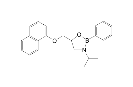 3-isopropyl-5-((naphthalen-1-yloxy)methyl)-2-phenyl-1,3,2-oxazaborolidine