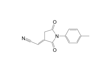 Acetonitrile, [1-(4-methylphenyl)-2,5-dioxo-3-pyrrolidinylidene]-, (E)-