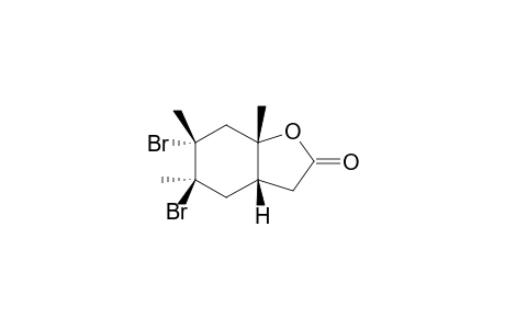 (-)-(1R,3R,4R,6S)-3,4-Dibromo-3,4,6-trimethyl-7-oxabicyclo[4.3.0]nonan-8-one