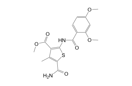 methyl 5-(aminocarbonyl)-2-[(2,4-dimethoxybenzoyl)amino]-4-methyl-3-thiophenecarboxylate