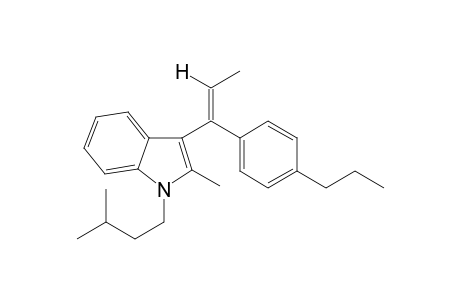 1-iso-Pentyl-2-methyl-3-(1-(4-propylphenyl)-1-propen-1-yl)1H-indole II