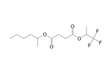 Succinic acid, 1,1,1-trifluoroprop-2-yl 2-hexyl ester