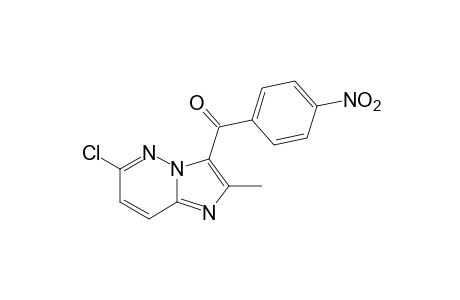 6-chloro-2-methylimidazo[1,2-b]pyridazin-3-yl p-nitrophenyl ketone