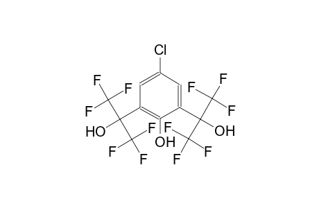 4-Chloro-2,6-bis-(2,2,2-trifluoro-1-hydroxy-1-trifluoromethyl-ethyl)-phenol