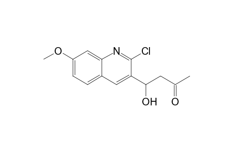 4-(2-Chloranyl-7-methoxy-quinolin-3-yl)-4-oxidanyl-butan-2-one