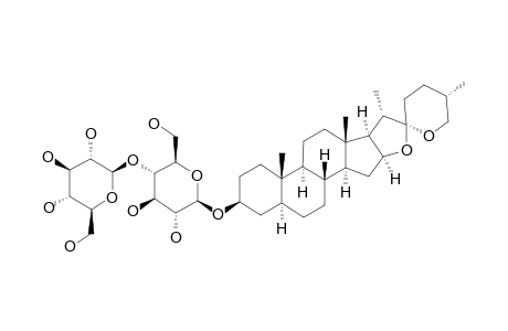 TIGOGENIN_3-O-BETA-D-GLUCOPYRANOSYL-(1->4)-BETA-D-GLUCOPYRANOSIDE