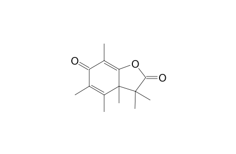 3,3a-Dihydro-3,3,3a,4,5,7-hexamethyl-2,6-benzofuranone