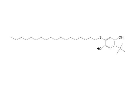 1,4-Benzenediol, 2-(1,1-dimethylethyl)-5-(octadecylthio)-