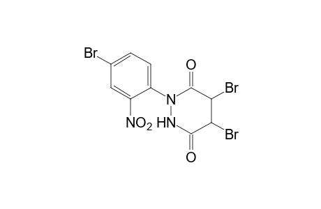 2-(4-bromo-2-nitrophenyl)-4,5-dibromo-3,6-piperidezinedione