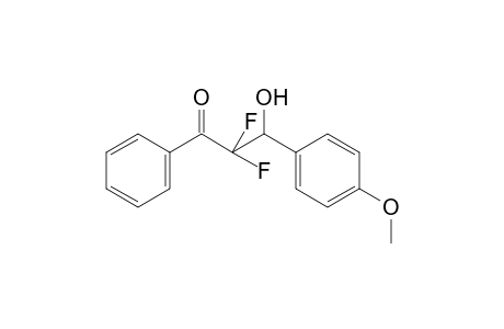 2,2-Difluoro-3-hydroxy-3-(4-methoxyphenyl)-1-phenylpropan-1-one