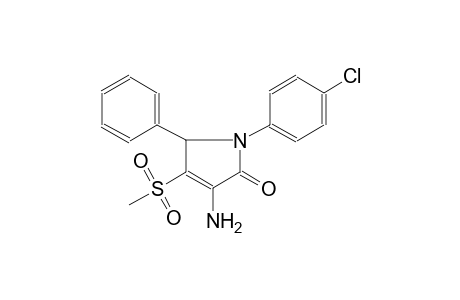 3-amino-1-(4-chlorophenyl)-4-(methylsulfonyl)-5-phenyl-1,5-dihydro-2H-pyrrol-2-one