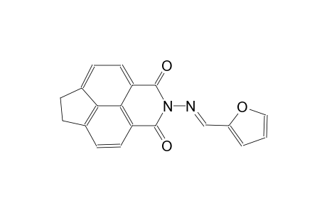 1H-indeno[6,7,1-def]isoquinoline-1,3(2H)-dione, 2-[[(E)-2-furanylmethylidene]amino]-6,7-dihydro-