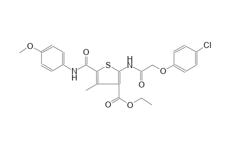 3-thiophenecarboxylic acid, 2-[[(4-chlorophenoxy)acetyl]amino]-5-[[(4-methoxyphenyl)amino]carbonyl]-4-methyl-, ethyl ester