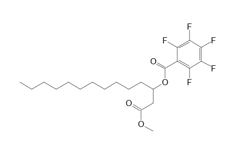 Methyl 3-(pentafluorobenzoyloxy)tetradecanoate