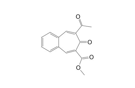 Methyl 6-Acetylbenzotropo-7-one-8-carboxylate
