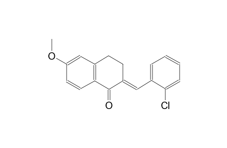 (2E)-2-(2-chlorobenzylidene)-6-methoxy-3,4-dihydro-1(2H)-naphthalenone