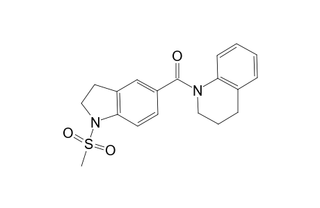 3,4-Dihydro-2H-quinolin-1-yl-(1-mesylindolin-5-yl)methanone