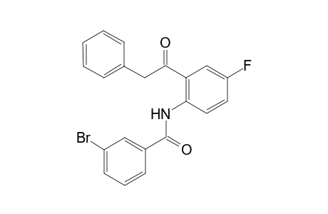 3-Bromo-N-[4-fluoro-2-(2-phenylacetyl)phenyl]benzamide