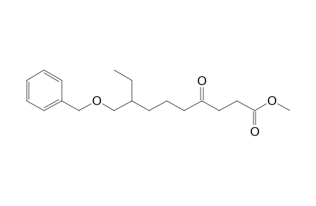 Methyl 8-(benzyloxymethyl)-4-oxodecanoate