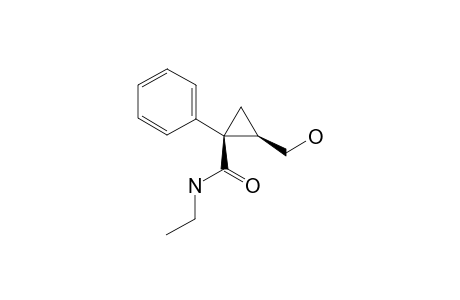 (1S,2R)-1-PHENYL-2-(HYDROXYMETHYL)-N-ETHYLCYCLOPROPANECARBOXAMIDE