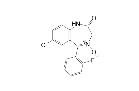7-chloro-1,3-dihydro-5-(o-fluorophenyl)-4-oxide-2H-1,4-benzodiazepin-2-one
