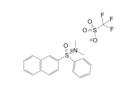 N-Methyl-N-[naphthalen-2-yl(oxo)(phenyl)-lamda6-sulfaneylidene]methanaminium trifluoromethanesulfonate