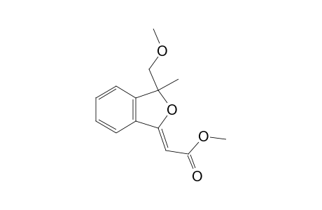 (Z)-3-Methoxycarbonylmethylene-1-methoxymethyl-1-methyl-3H-isobenzofuran