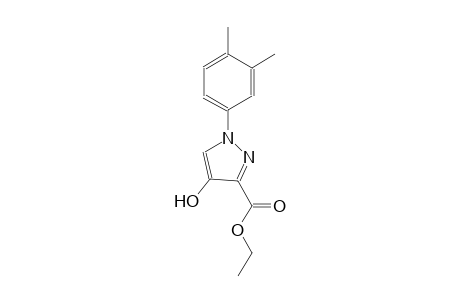 1H-pyrazole-3-carboxylic acid, 1-(3,4-dimethylphenyl)-4-hydroxy-, ethyl ester