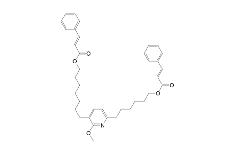 2-Methoxy-3-[7-(Cinnamoyloxy)heptyl]-6-[6-(cinnamoyloxy)hexyl]pyridine