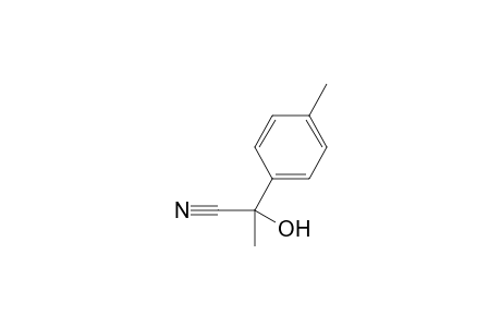 2-(4-Methylphenyl)-2-oxidanyl-propanenitrile