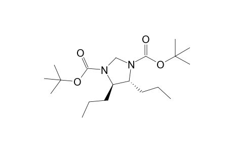 (4R,5R)-1,3-Bis(tert-butoxycarbonyl)-4,5-dipropylimidazolidine