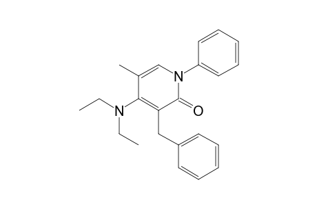 2(1H)-Pyridinone, 4-(diethylamino)-5-methyl-1-phenyl-3-(phenylmethyl)-