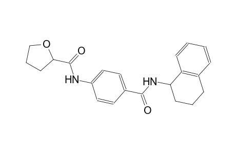 2-furancarboxamide, tetrahydro-N-[4-[[(1,2,3,4-tetrahydro-1-naphthalenyl)amino]carbonyl]phenyl]-