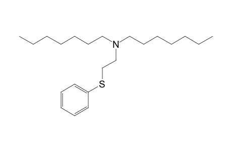 Ethylamine, N,N-diheptyl-2-phenylthio