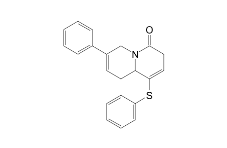 (+-)-7-Phenyl-1-phenylsulfanyl-3,6,9,9a-tetrahydroquinolizin-4-one