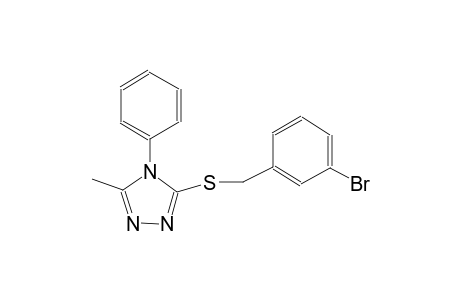 3-[(3-bromobenzyl)sulfanyl]-5-methyl-4-phenyl-4H-1,2,4-triazole