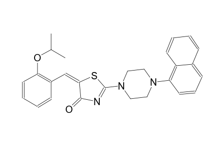 (5E)-5-(2-isopropoxybenzylidene)-2-[4-(1-naphthyl)-1-piperazinyl]-1,3-thiazol-4(5H)-one
