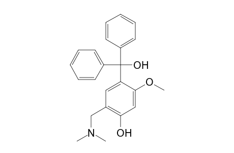 5-[(dimethylamino)methyl]-4-hydroxy-2-methoxy-.alpha.,.alpha.-diphenylbenzyl alcohol