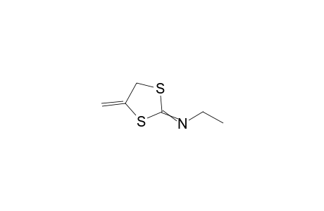 N-Ethyl-4-methylidene-1,3-dithiolan-2-imine