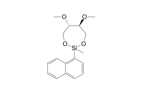 (5S,6S)-5,6-Dimethoxy-2-methyl-2-(1-naphthyl)-1,3-dioxa-2-silacycloheptane