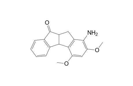 1-Amino-2,4-dimethoxy-9a,10-dihydro-4bH-indeno[1,2-a]inden-9-one