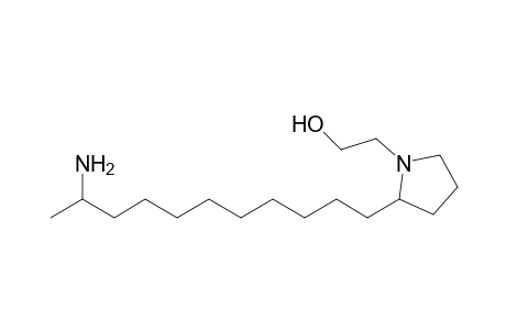 2-[2-(10-aminoundecyl)-1-pyrrolidinyl]ethanol