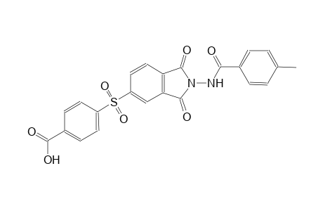benzoic acid, 4-[[2,3-dihydro-2-[(4-methylbenzoyl)amino]-1,3-dioxo-1H-isoindol-5-yl]sulfonyl]-