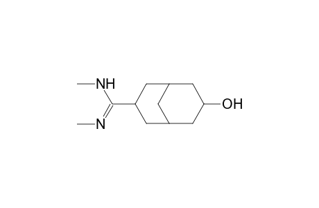 Bicyclo[3.3.1]nonane-3-carboxaldehyde, 7-hydroxy-, dimethylhydrazone, (exo,exo)-