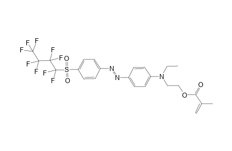 4-[4-(Perfluorobutylsulfonyl)phenylazo]-N-ethyl-N-[2-(methacryloyloxy)ethyl]aniline