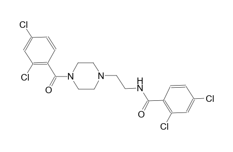 2,4-dichloro-N-{2-[4-(2,4-dichlorobenzoyl)-1-piperazinyl]ethyl}benzamide